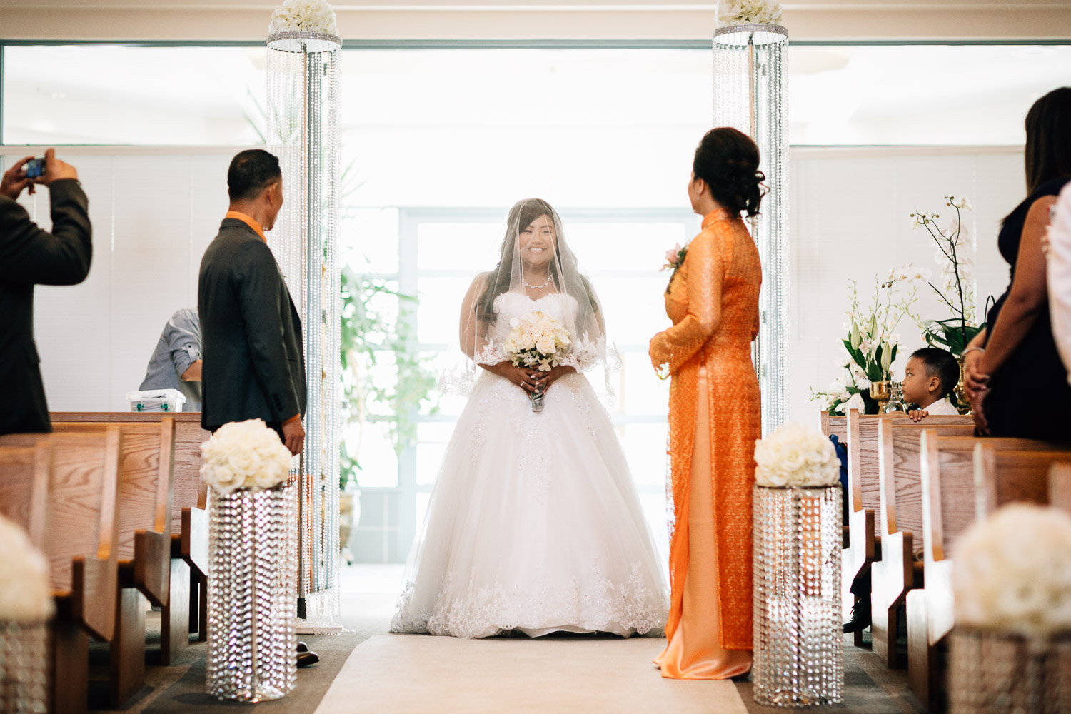 st. matthew's parish surrey wedding photography ceremony