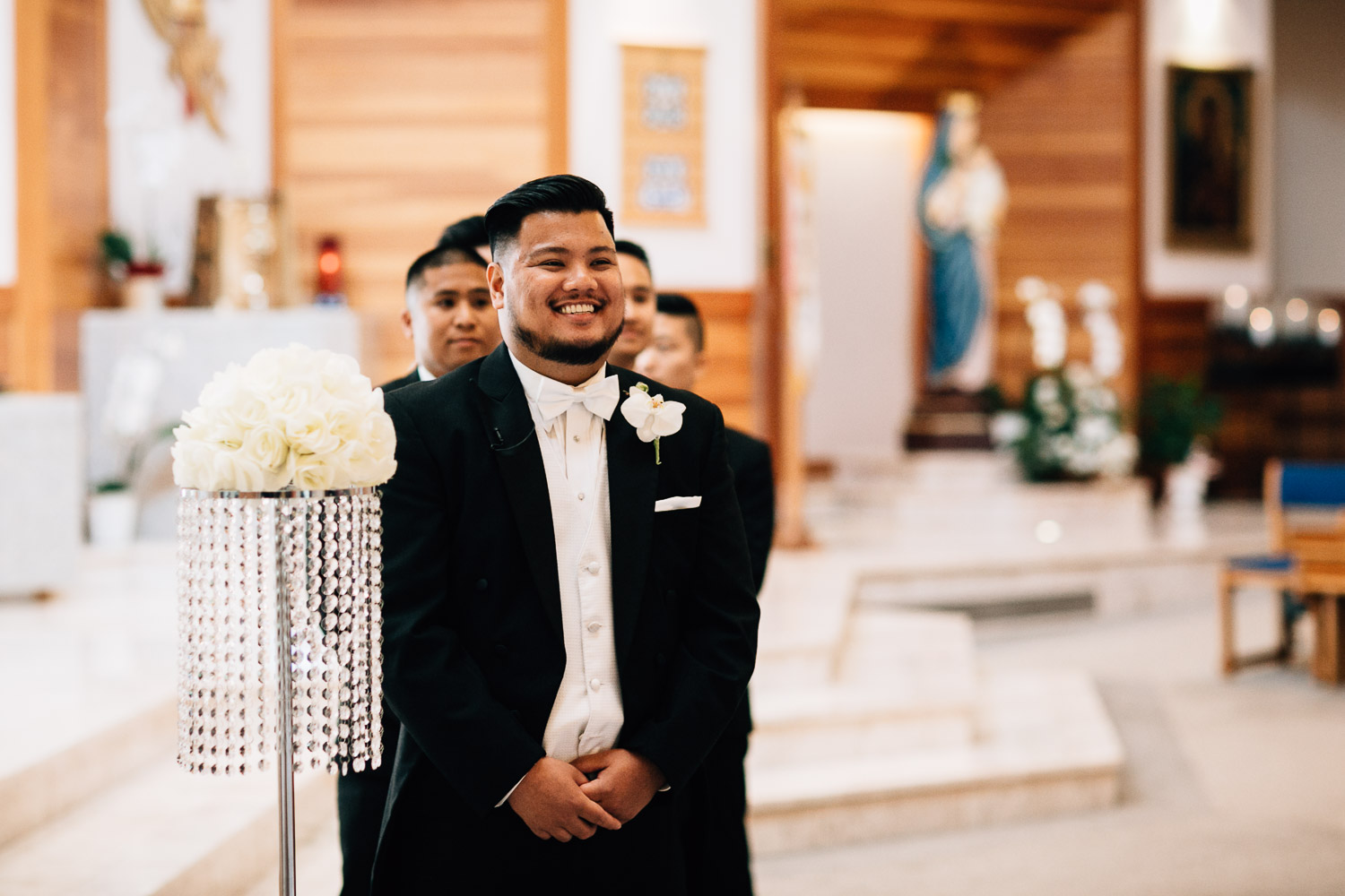 st. matthew's parish surrey wedding photography ceremony