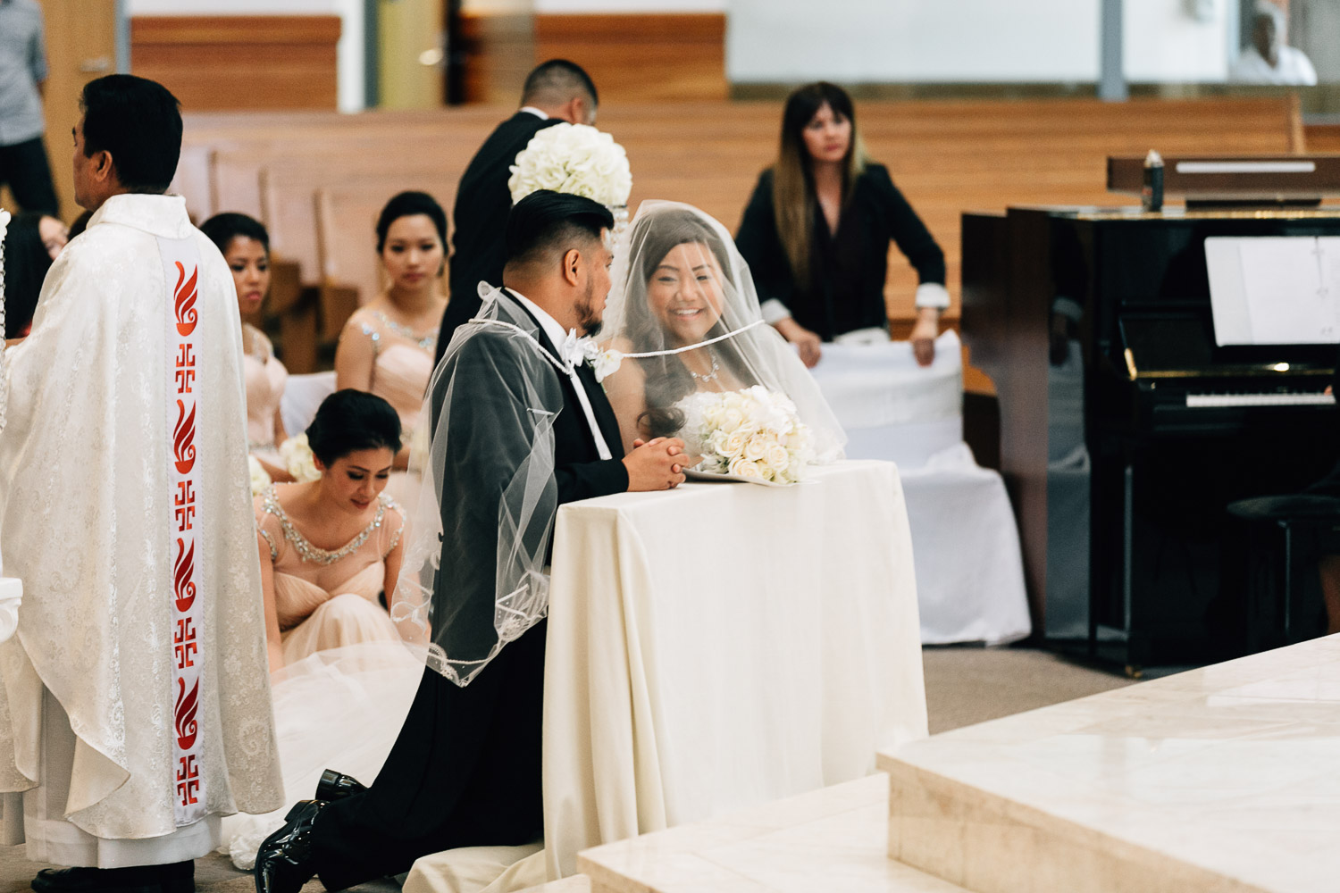 st. matthew's parish surrey wedding photography ceremony
