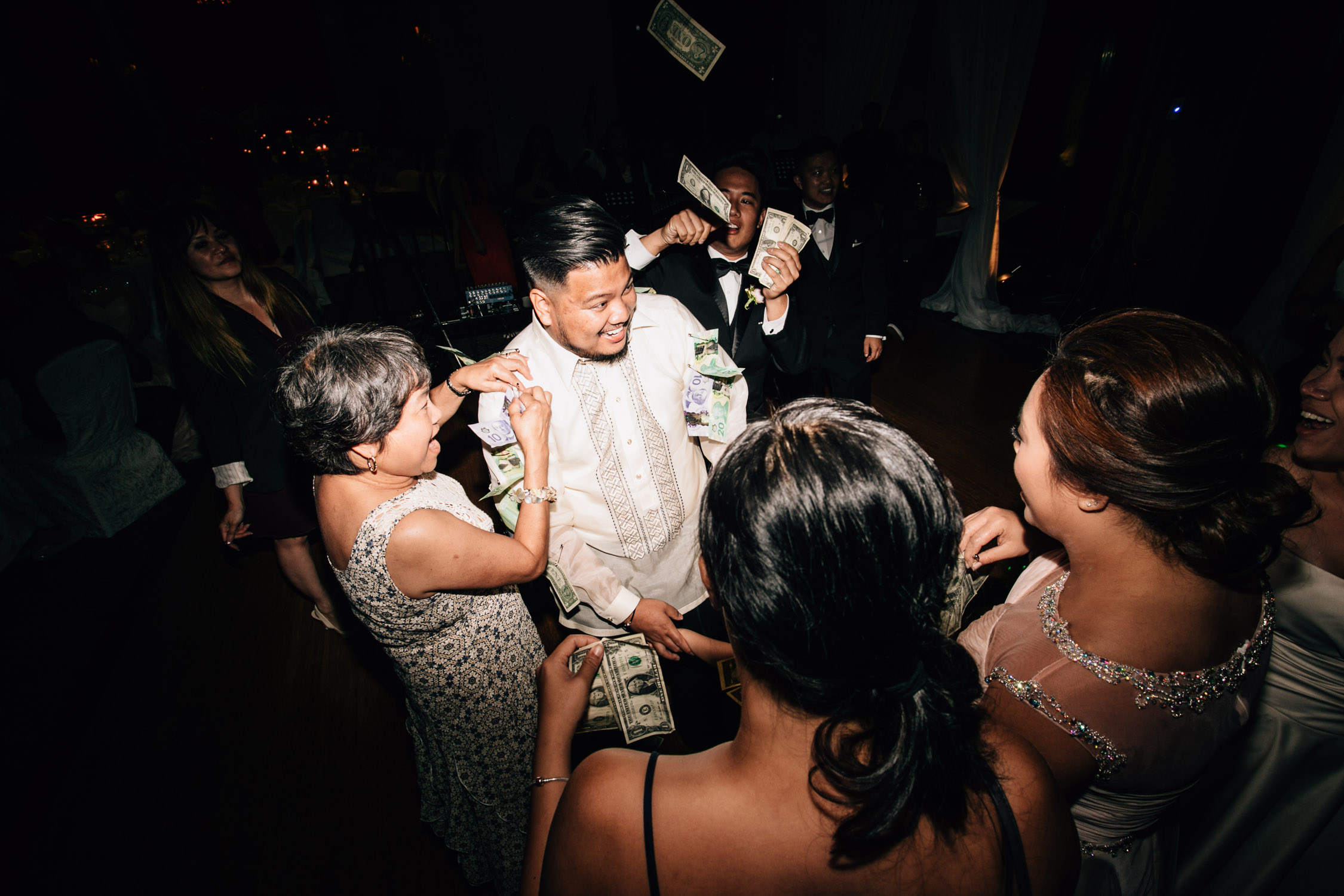 swaneset reception wedding vietnamese filipino money dance