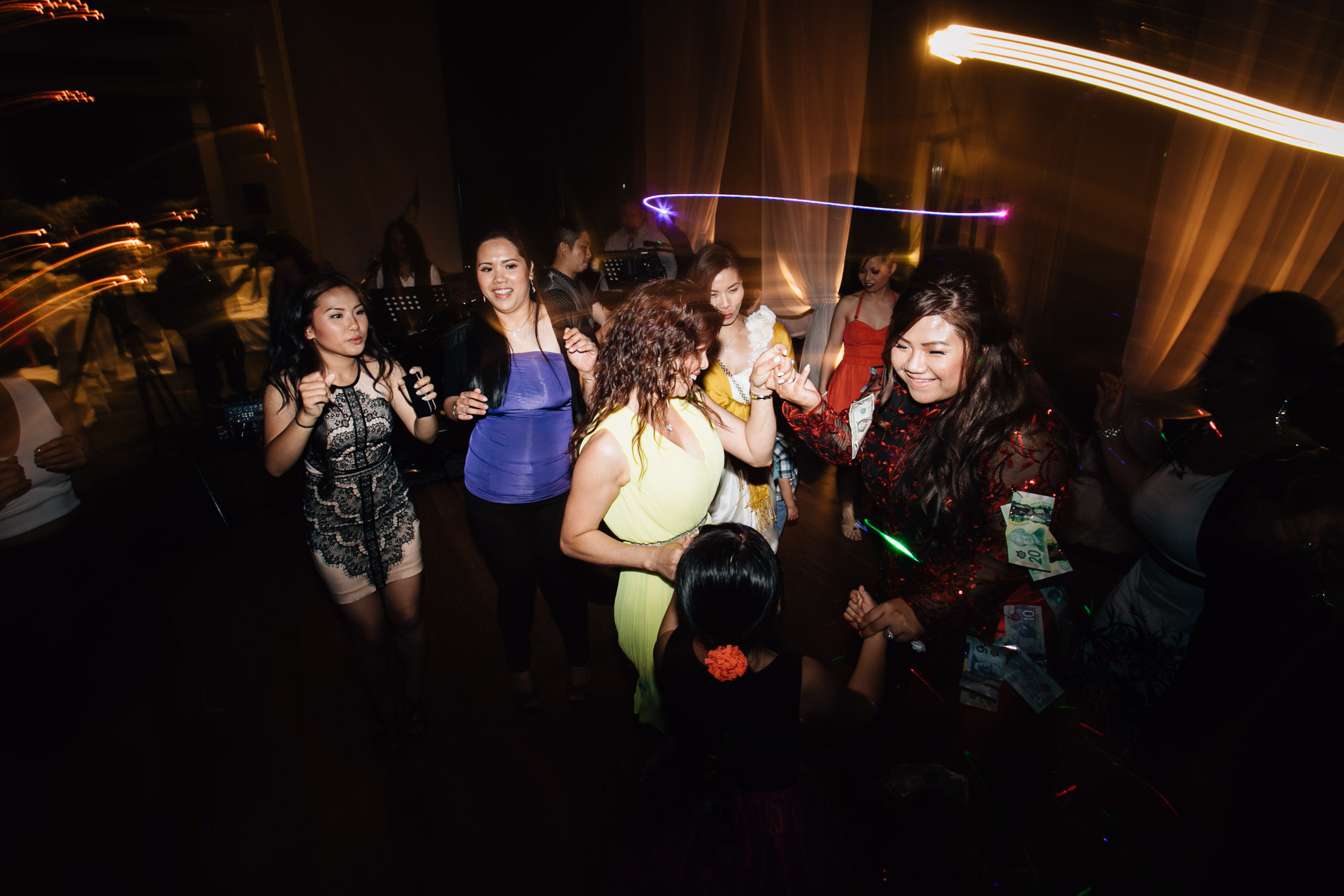 swaneset reception wedding vietnamese filipino money dance