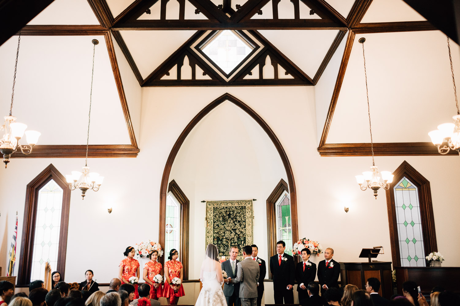 Minoru Chapel Richmond wedding photographer ceremony