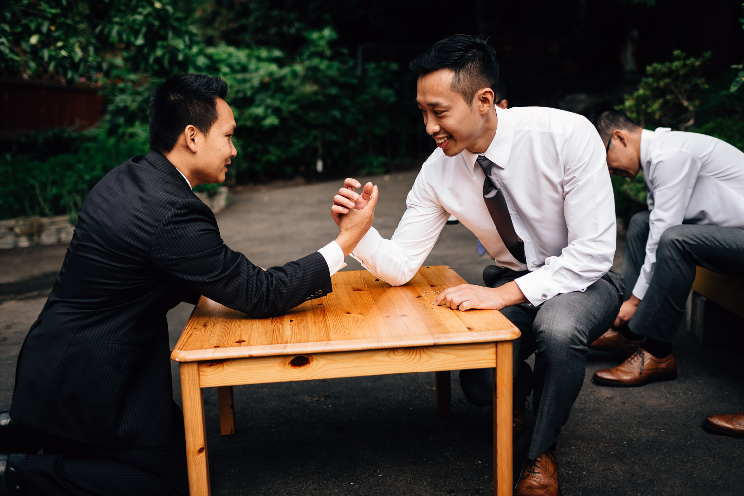 mission wedding photographer vietnamese catholic door games