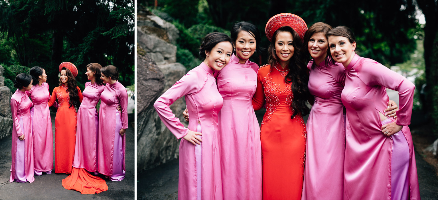 Mission wedding photographer bride and bridesmaids