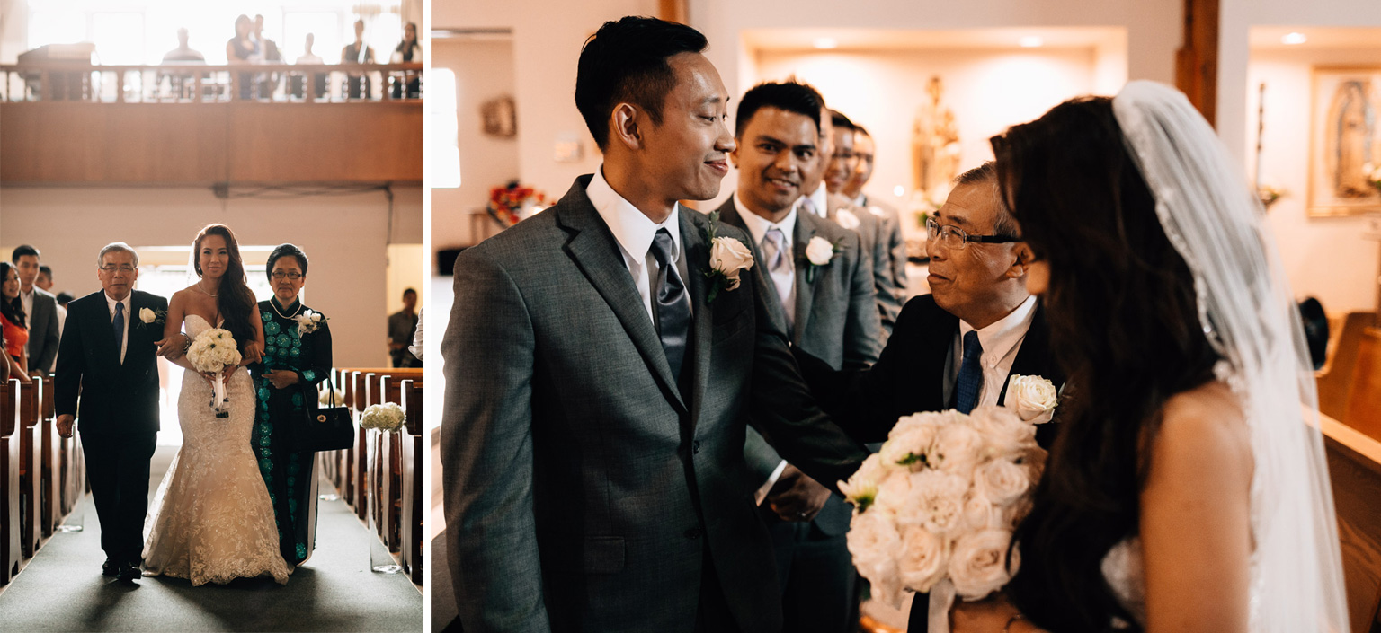 maple ridge wedding photographer catholic ceremony vietnamese
