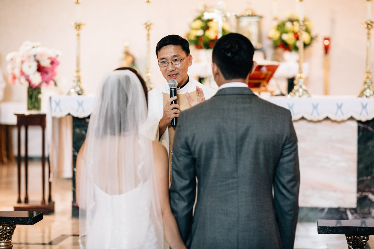 maple ridge wedding photographer catholic ceremony vietnamese