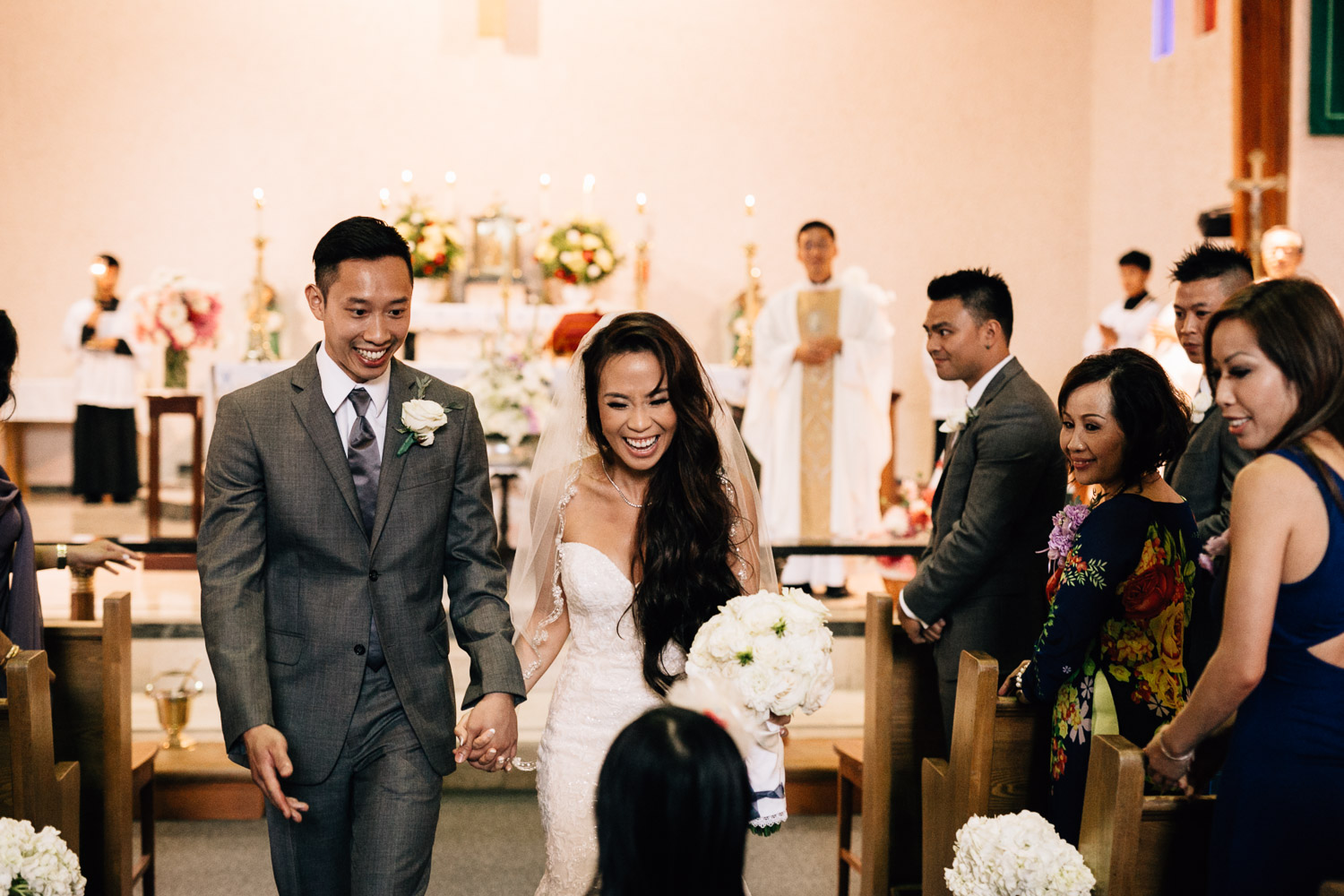 maple ridge wedding photographer catholic ceremony vietnamese