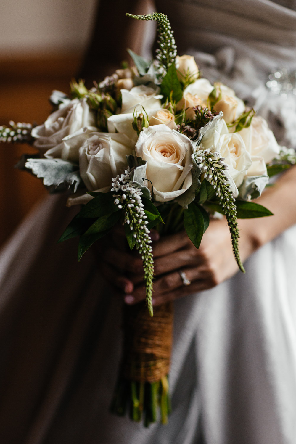 custom floral arrangement vancouver wedding photography at brockhouse restaurant