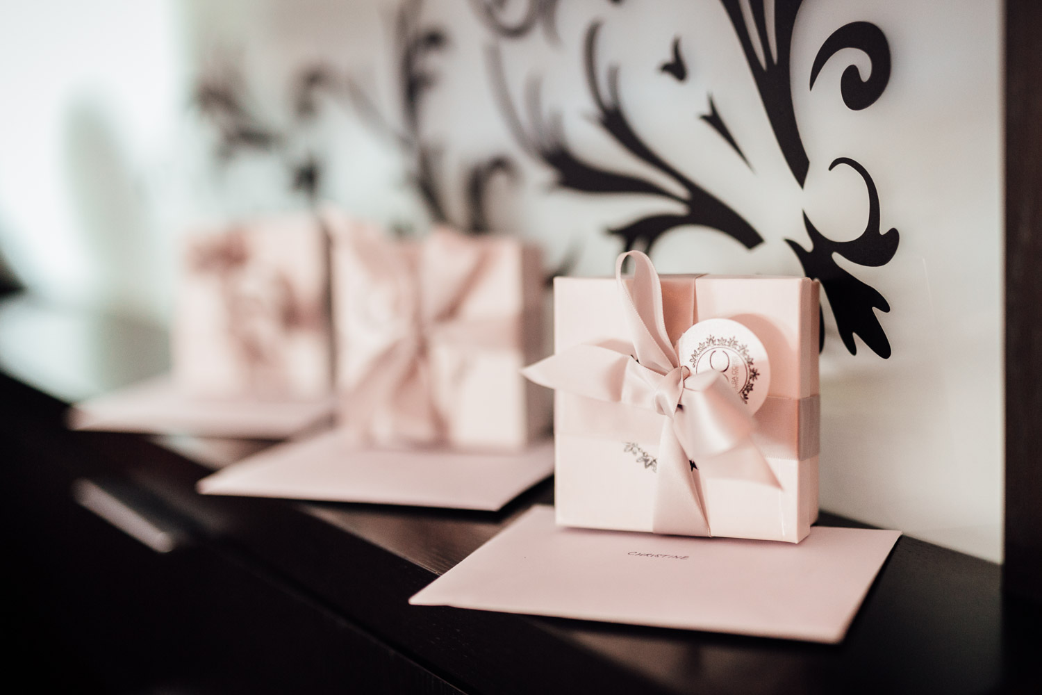 bridesmaid gifts opus hotel in yaletown vancouver bc wedding photography