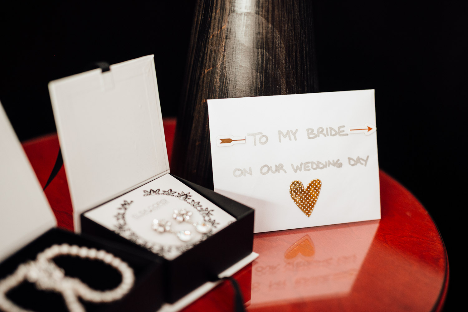 bride's gift from groom vancouver bc yaletown opus hotel wedding