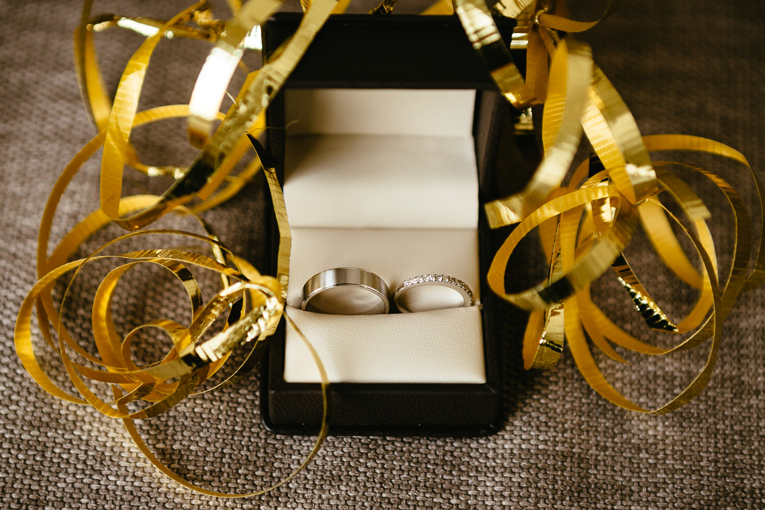 wedding rings yellow theme wedding vancouver bc