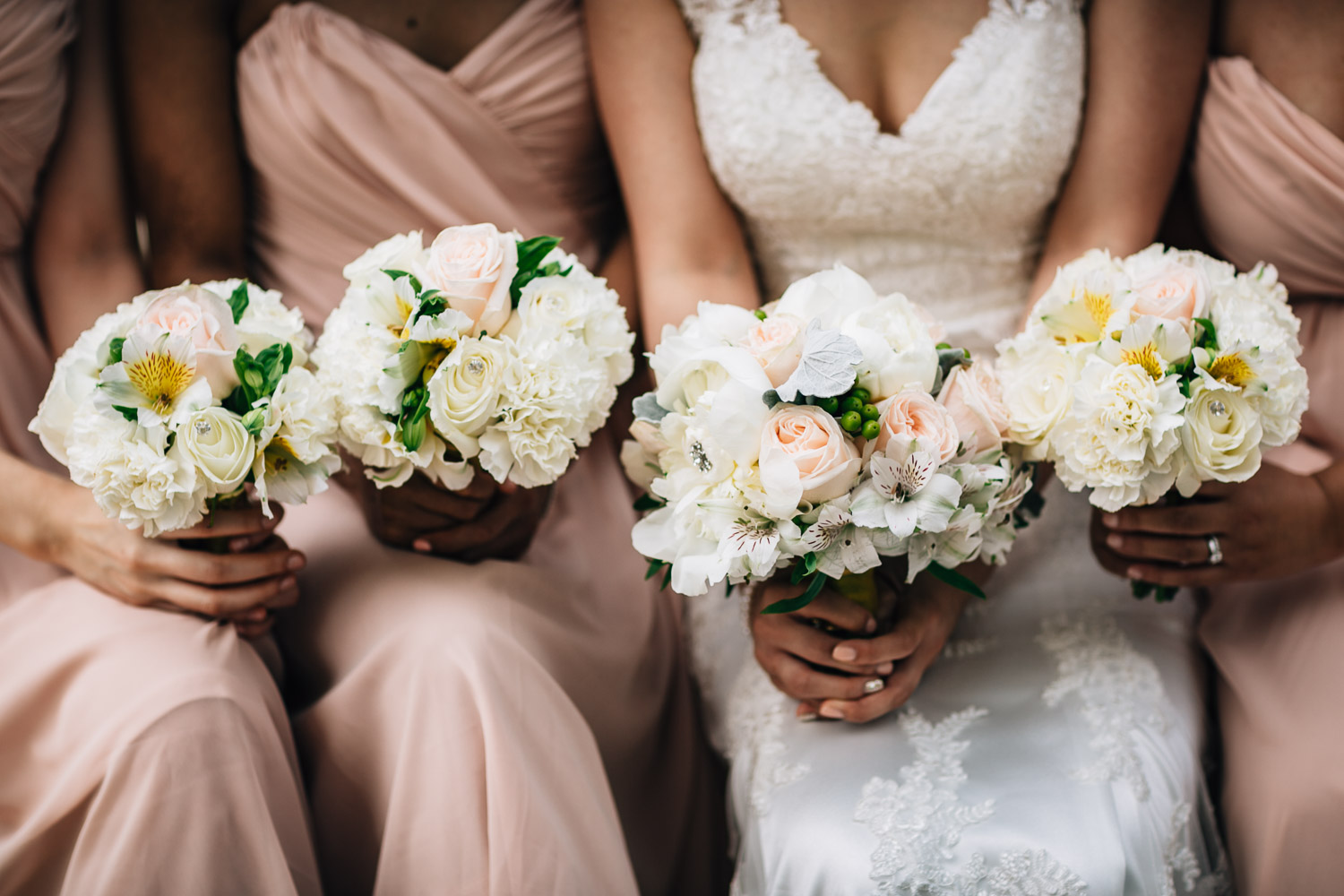 bridesmaids bouquet vancouver wedding photography yaletown