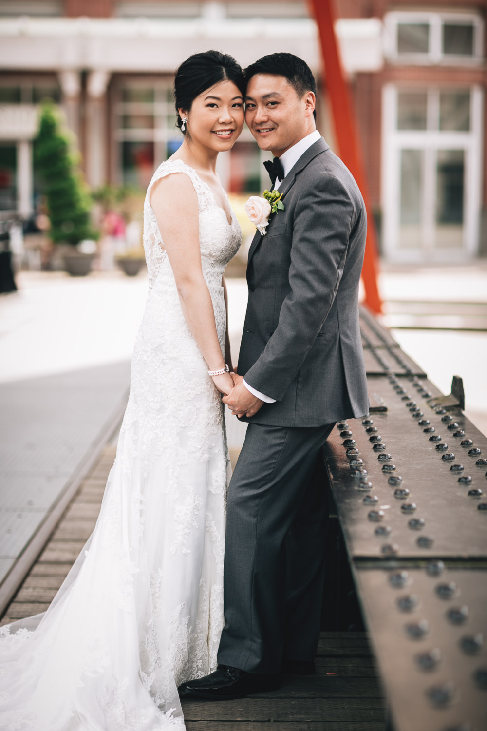 yaletown wedding portraits vancouver bc roundhouse