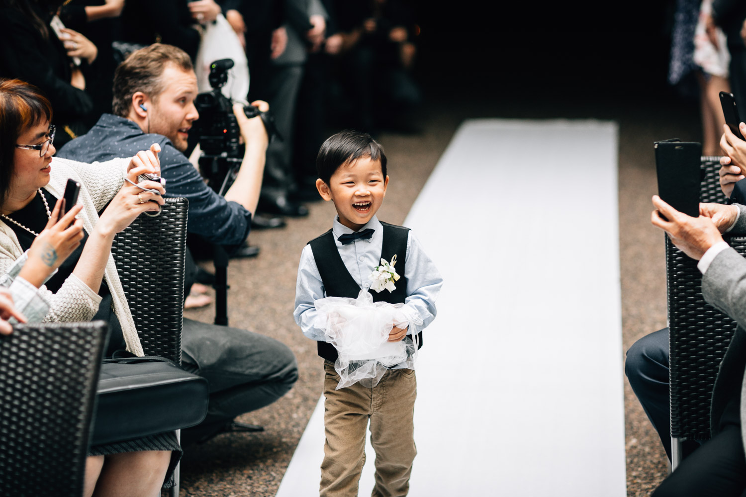 vancouver wedding photography brix and mortar yaletown ring bearer