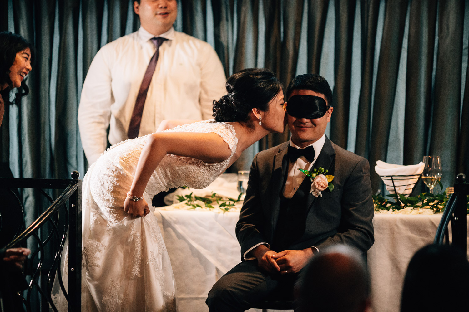 wedding reception games asian bride and groom yaletown vancouver bc
