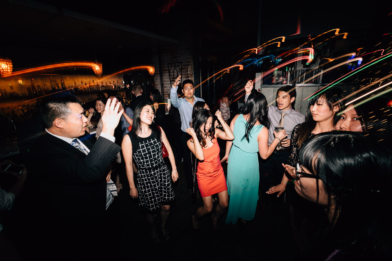 wedding reception dancing at brix and mortar yaletown vancouver bc