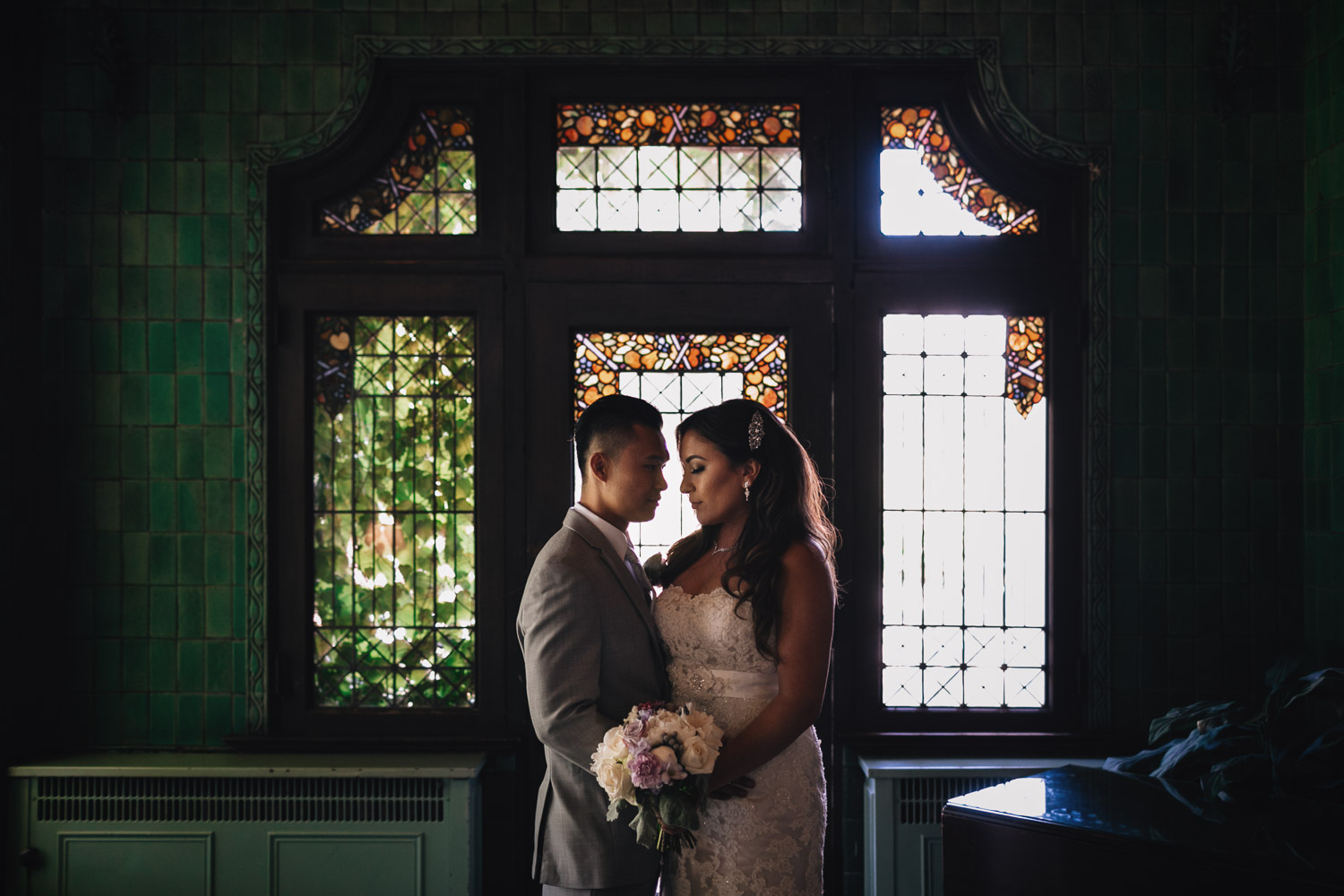 bride and groom wedding at hycroft vancouver bc photography