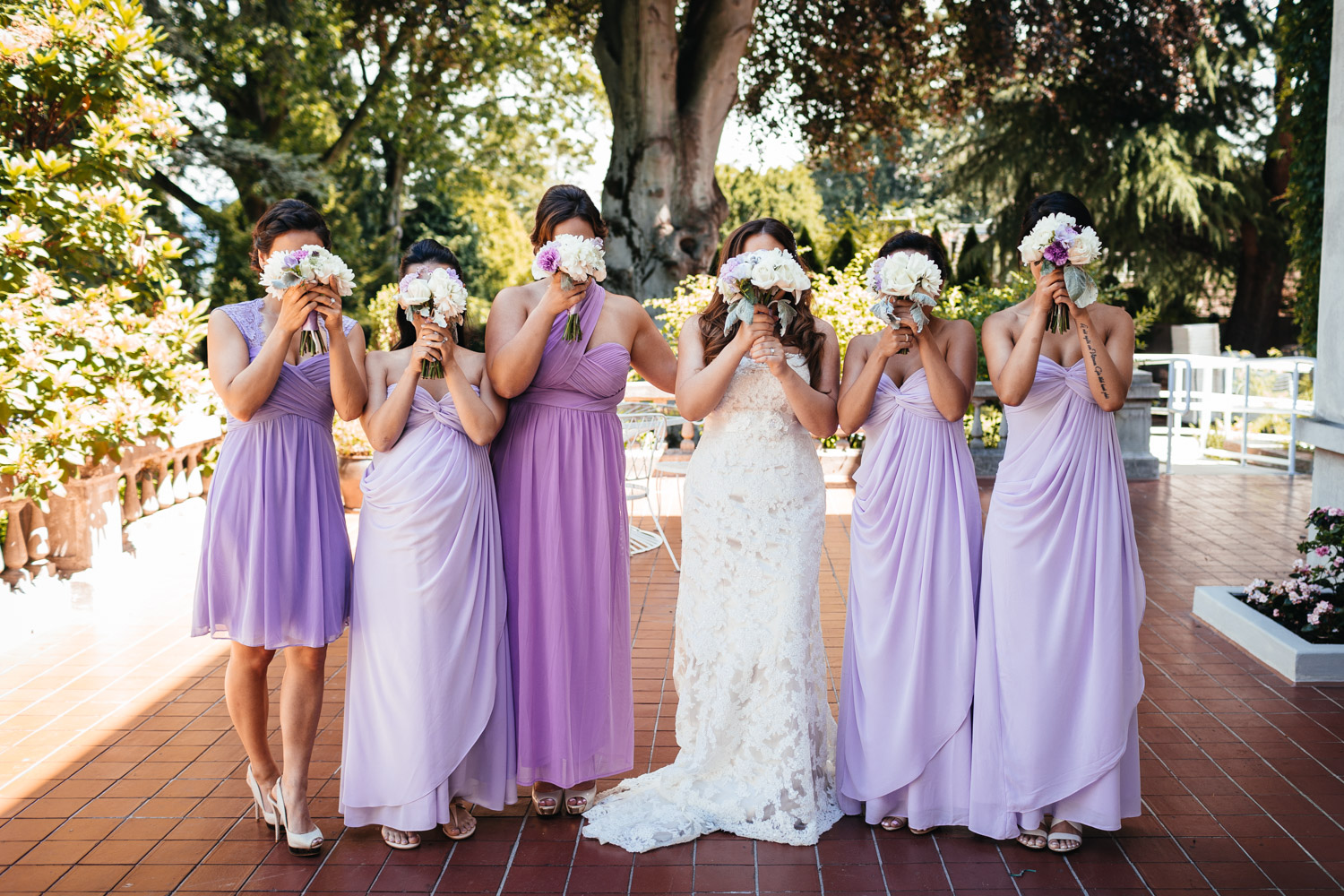 vancouver wedding bridesmaids at hycroft fun and candid