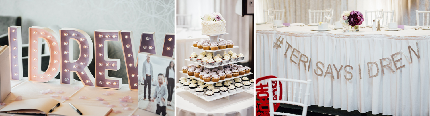 north vancouver reception decor at pinnacle at the pier wedding photography