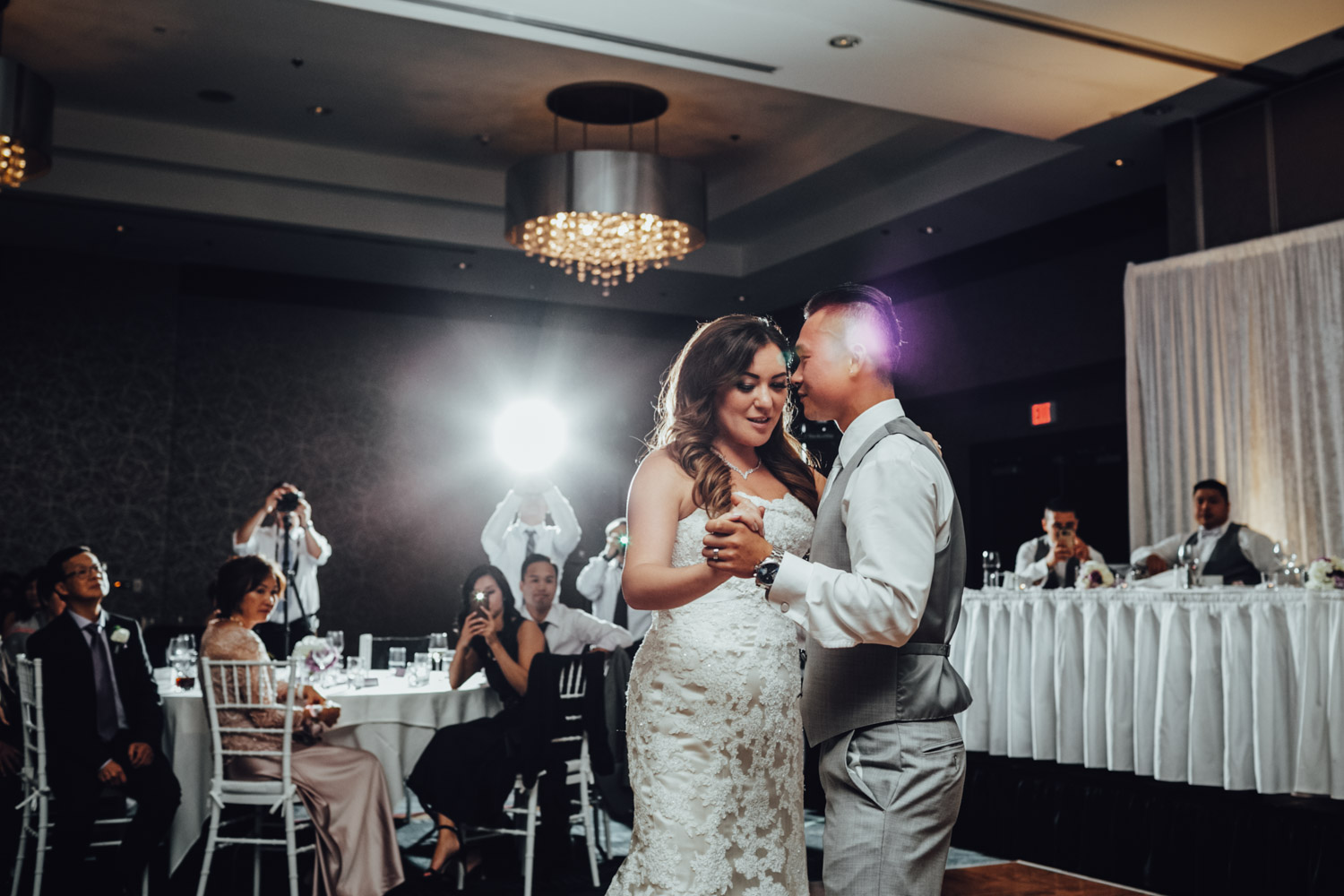 north vancouver wedding photography first dance reception
