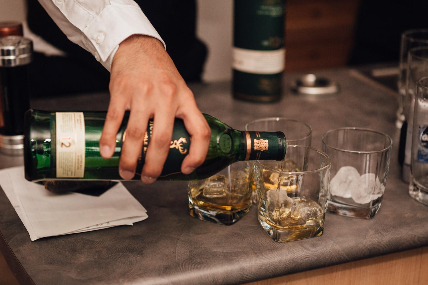 groom whiskey celebration wedding in vancouver bc