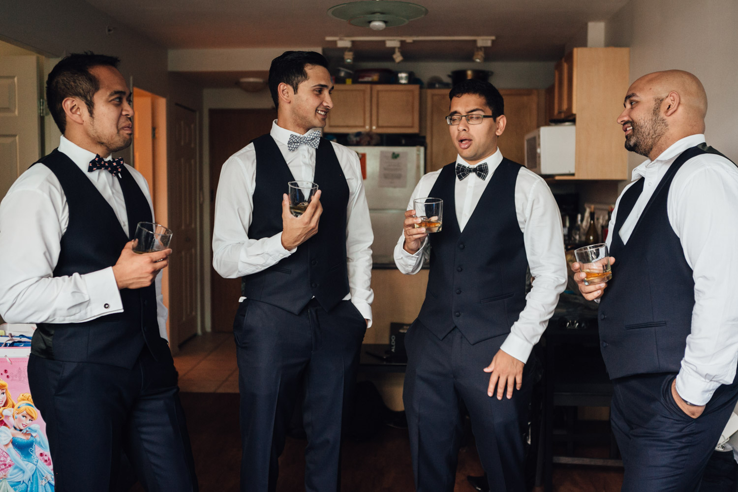 whiskey shot reaction vancouver wedding photography