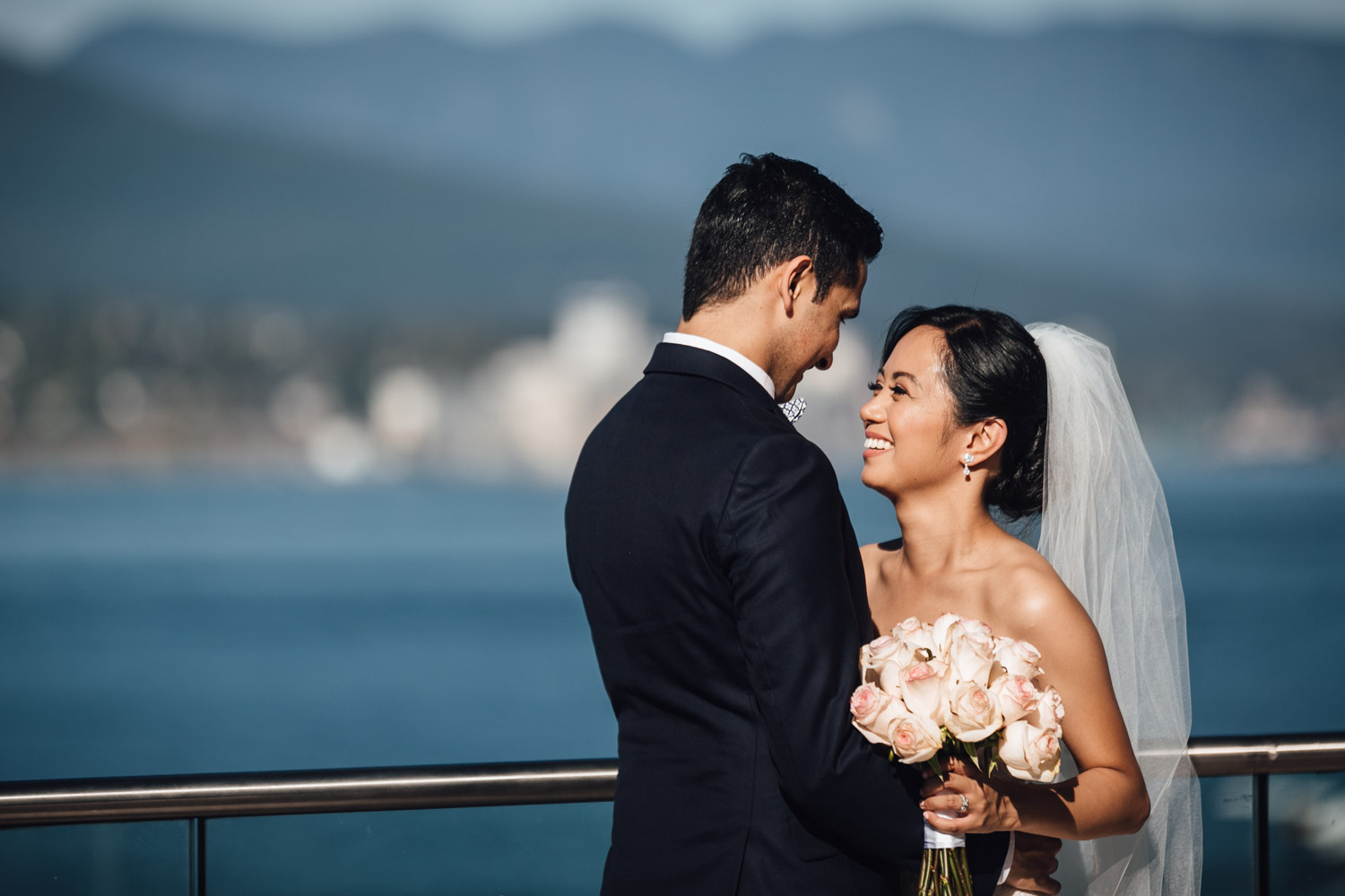 vancouver north shore coal harbour wedding portraits