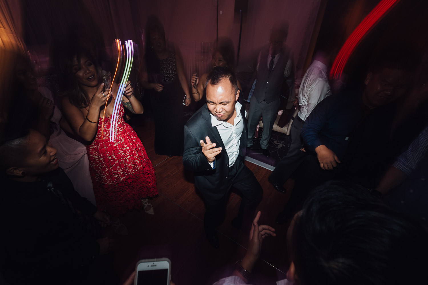 rosewood hotel georgia wedding reception photography dance floor dancing in vancouver bc