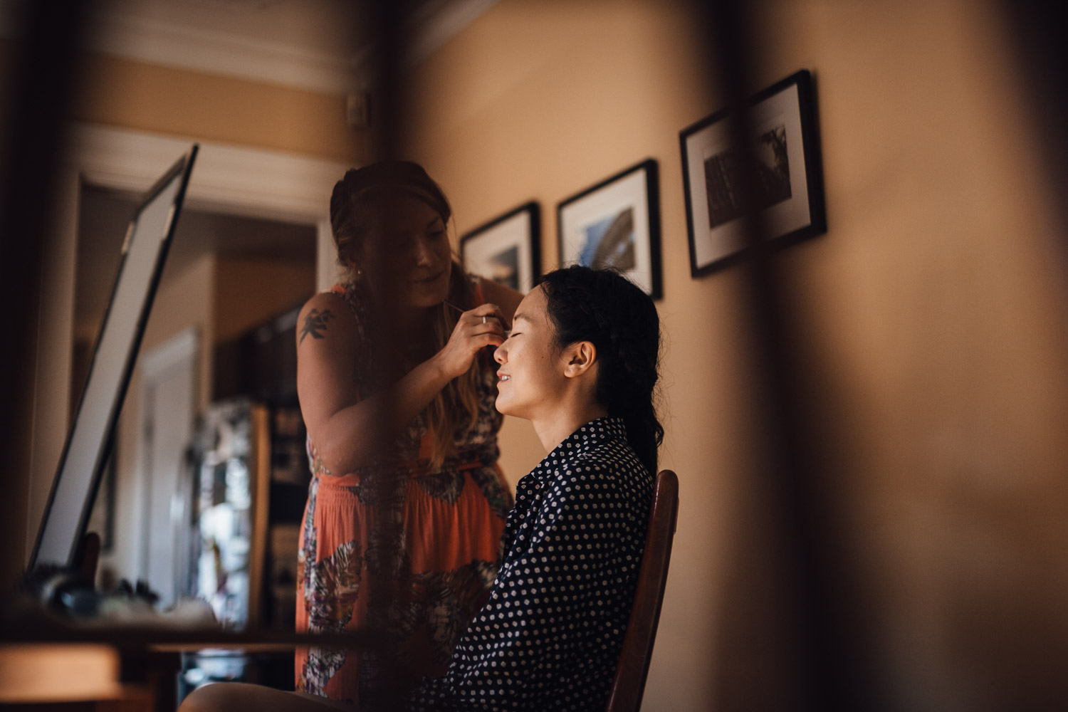 bridesmaids makeup vancouver wedding photography