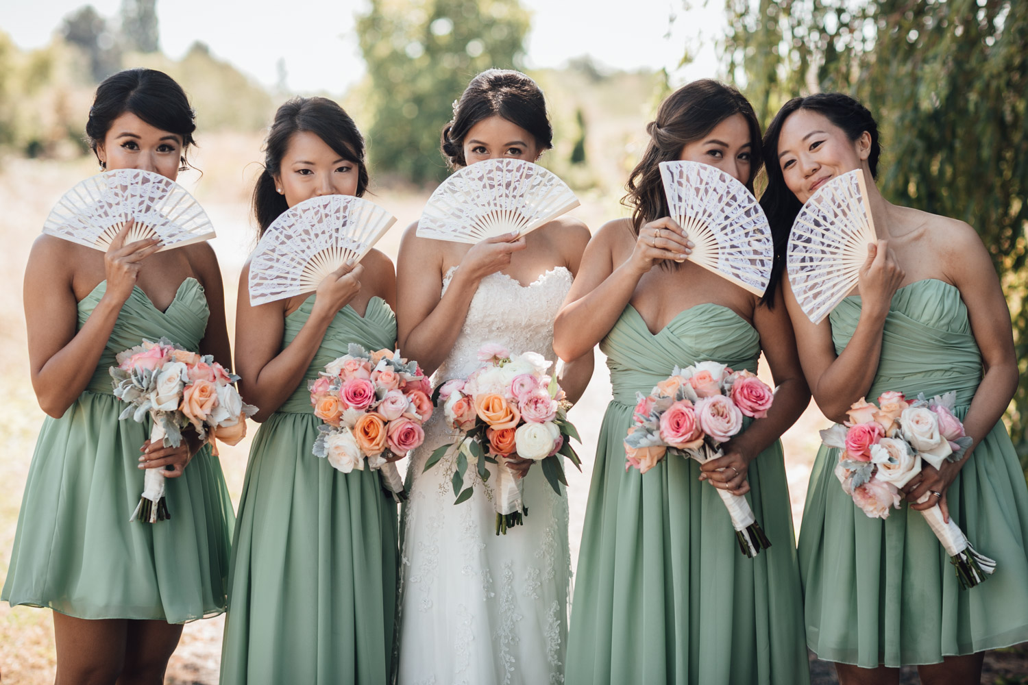 richmond wedding photography bridesmaids terra nova park