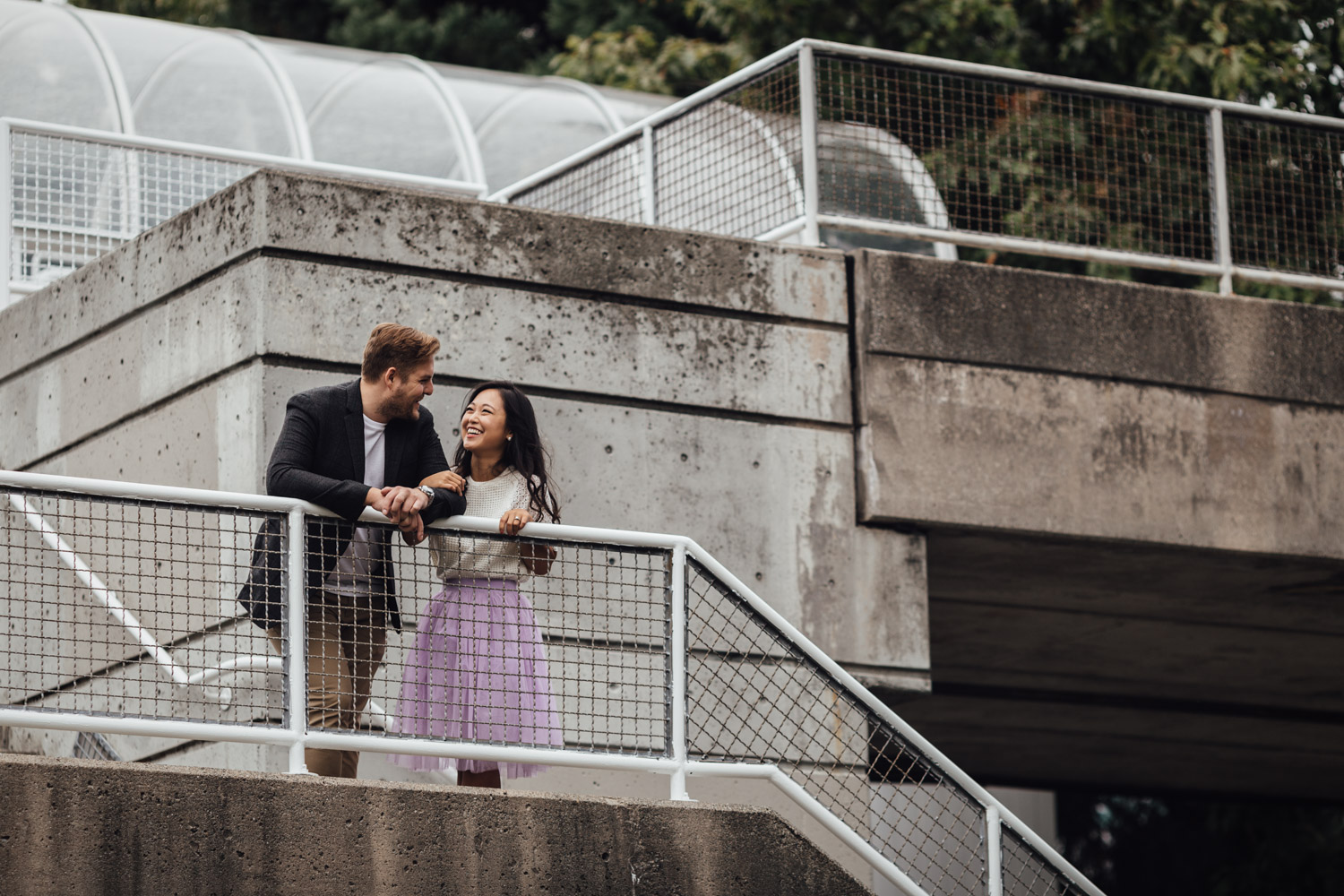 north vancouver engagement photography at waterfront park bc