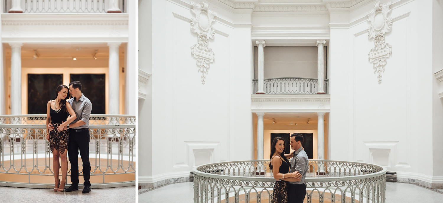 vancouver art gallery engagement photographer wedding