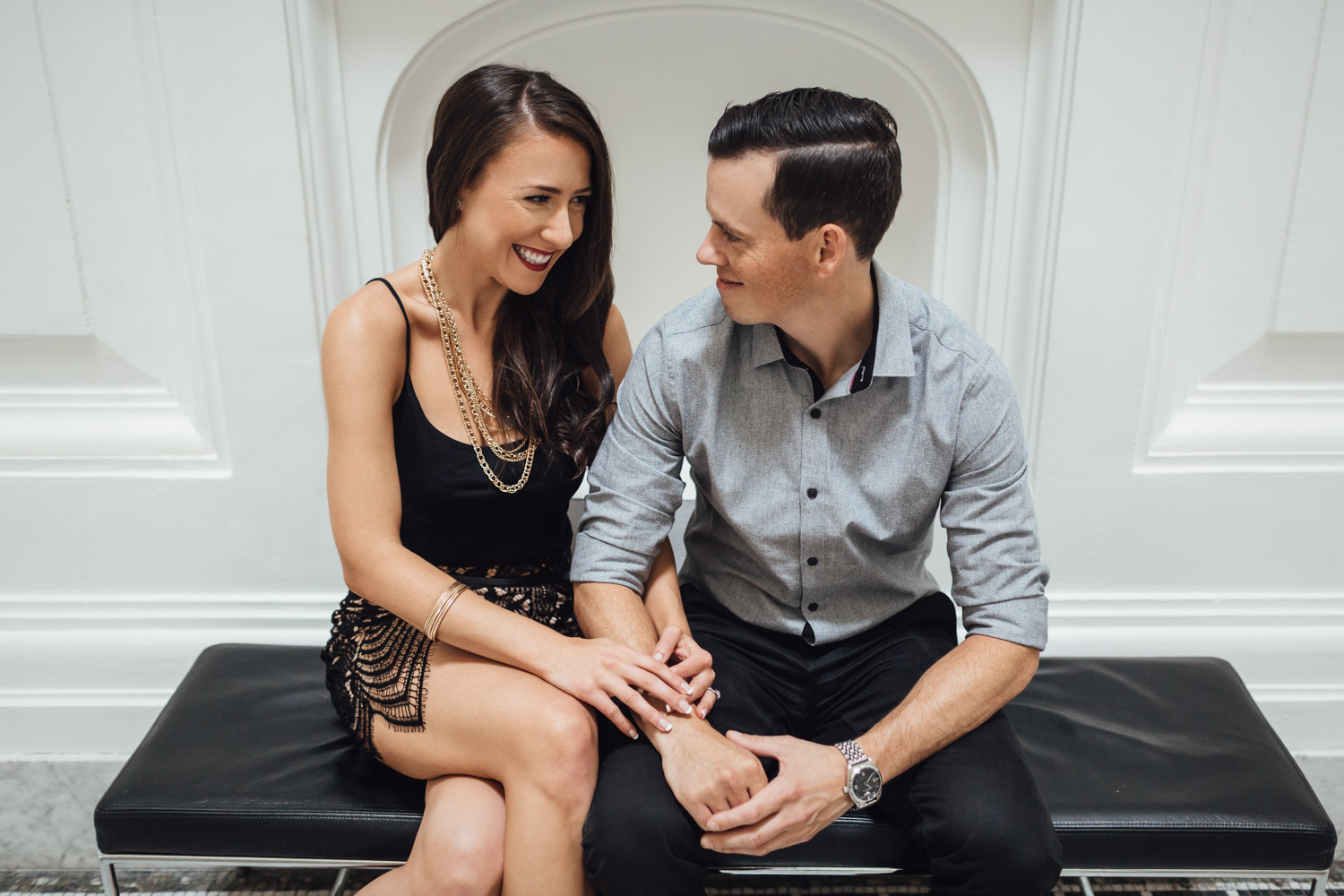 vancouver art gallery candid photography bride and groom