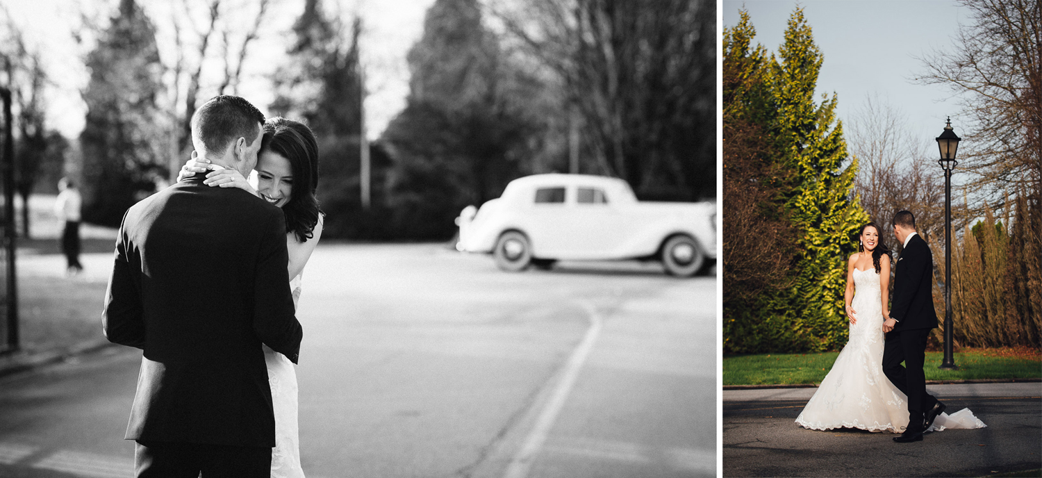 swaneset first look wedding photography in pitt meadows