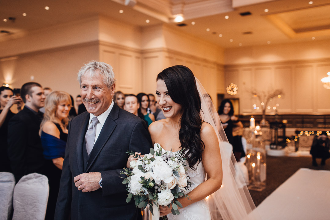 wedding ceremony walk swaneset pitt meadows photography