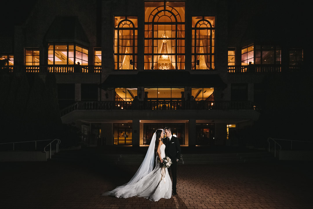 pitt meadows wedding night photography at swaneset