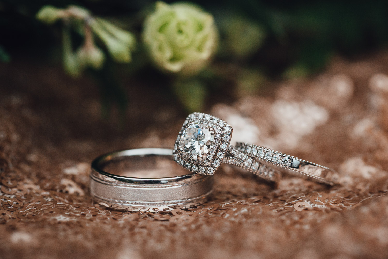 wedding rings and bands reception at swaneset photography in pitt meadows