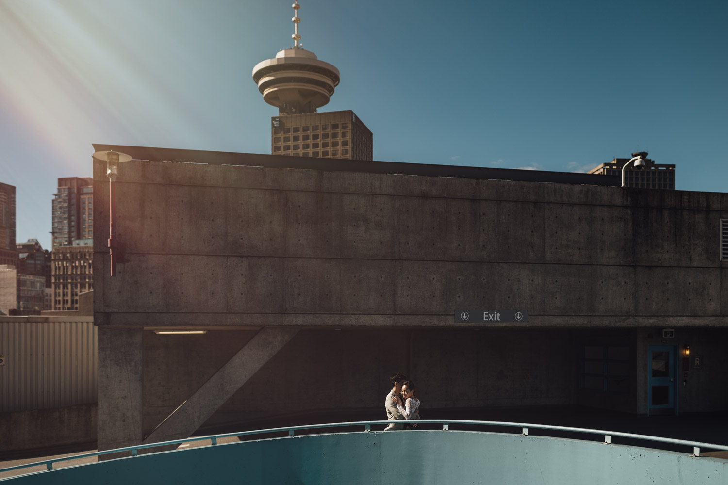 vancouver gastown engagement photography sunset