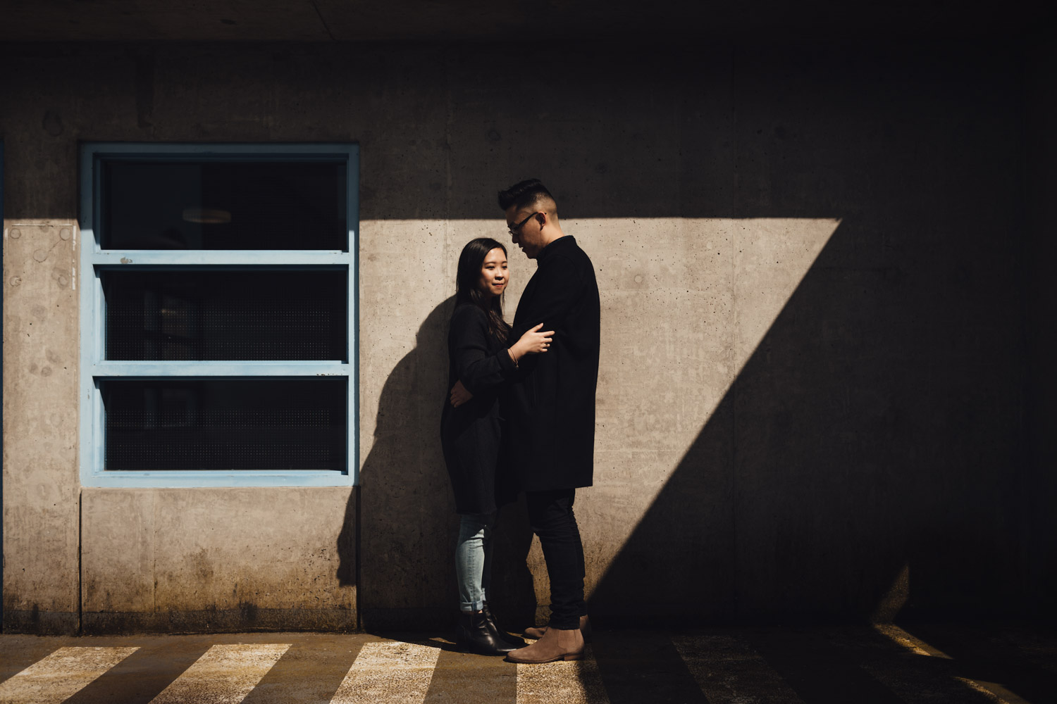 engagement photography in gastown vsco sunset
