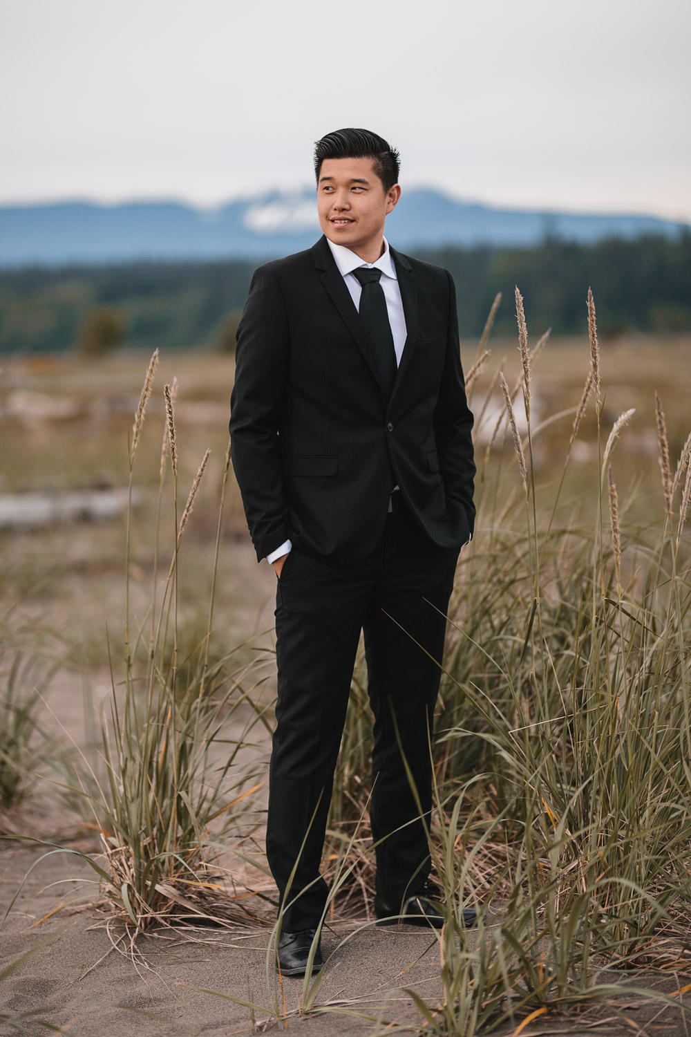 vince chan engagement photography at iona beach portrait richmond bc