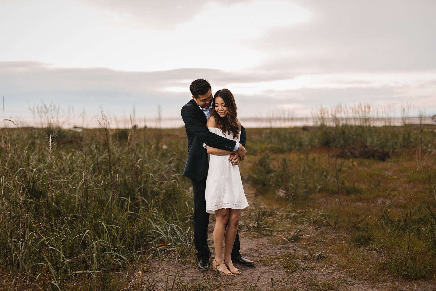 engagement photography richmond bc at iona beach park