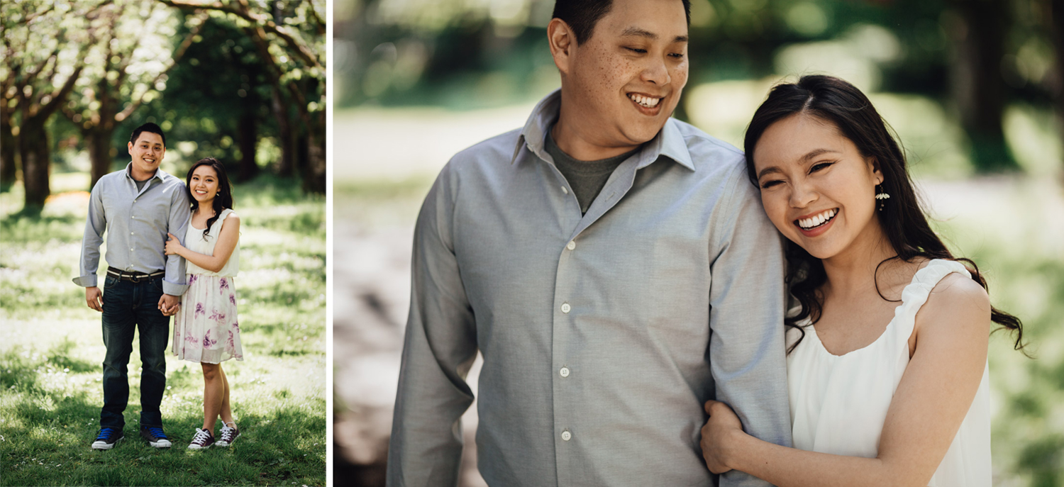 stanley park rose garden engagement photography vancouver bc