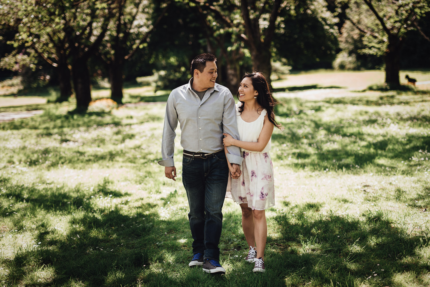 stanley park rose garden engagement photography vancouver bc