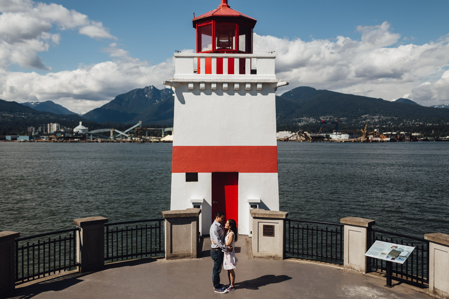 Brockton Point Lighthouse stanley park engagement photography
