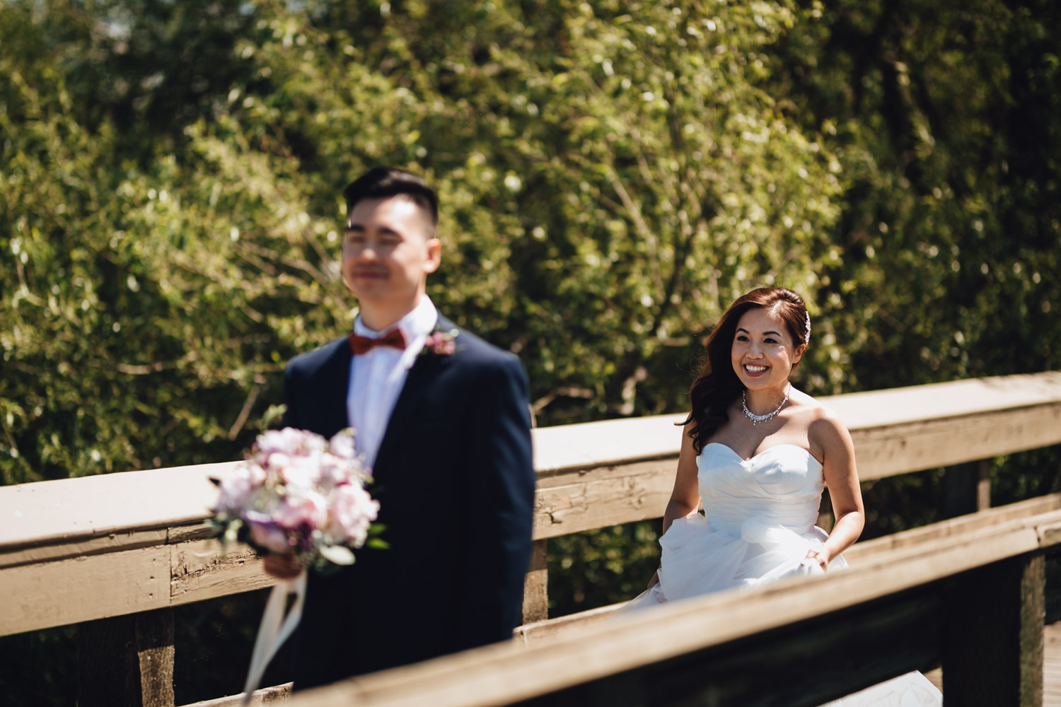 first look richmond wedding photography bc