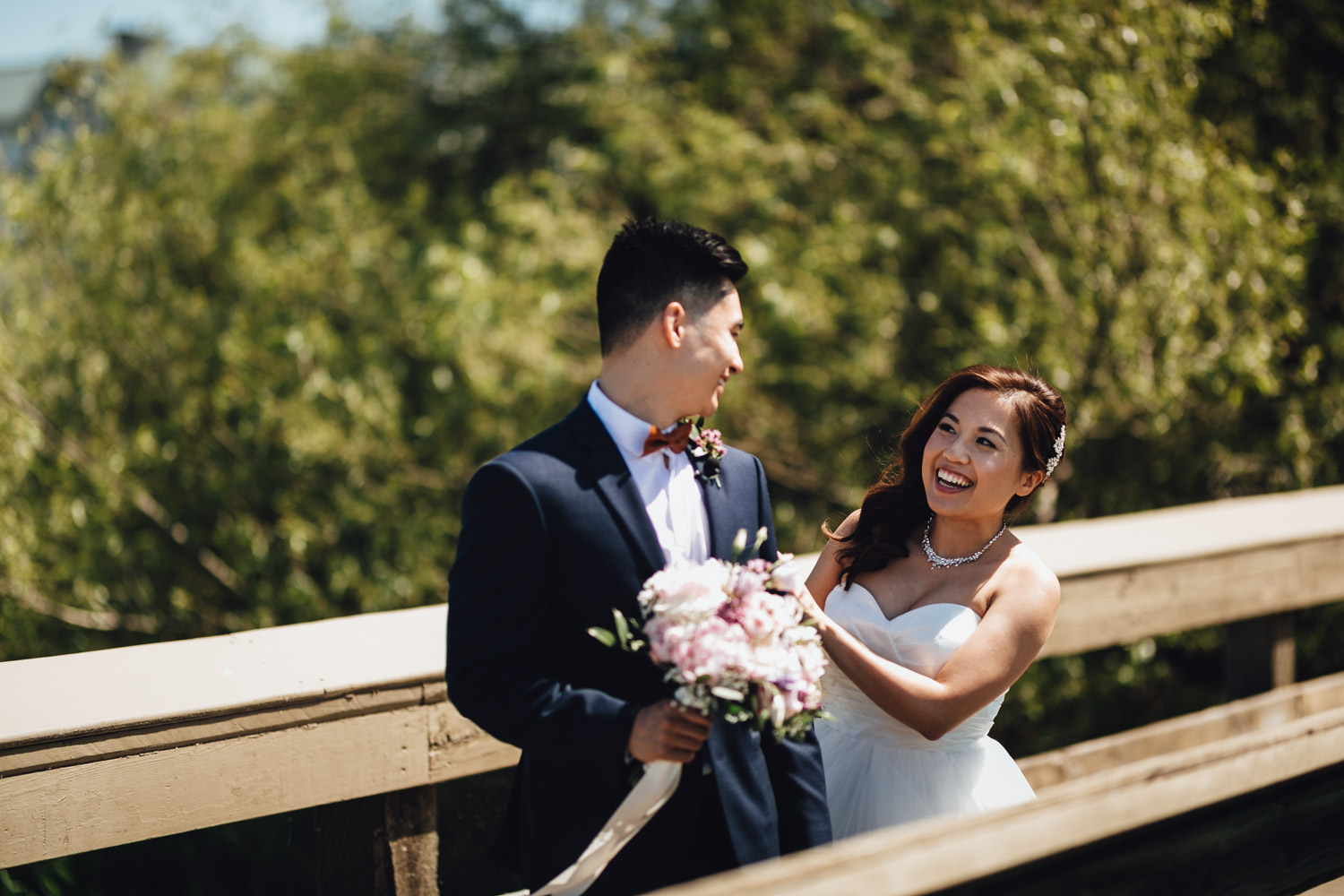 first look richmond wedding photography bc