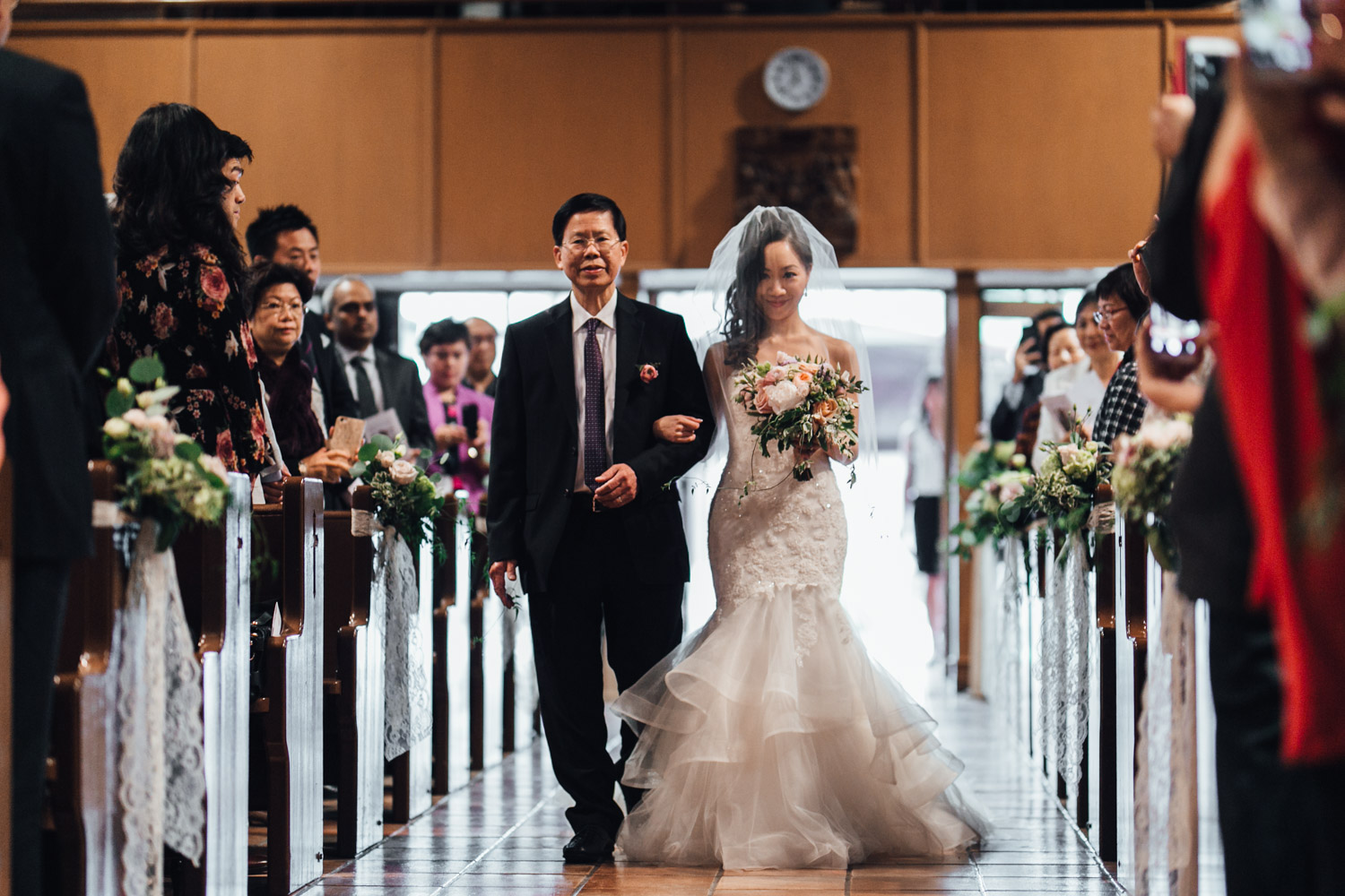 vancouver wedding photography st. anthony's parish ceremony