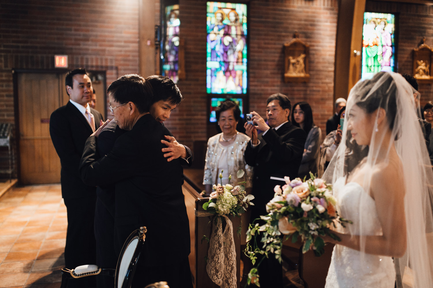 vancouver wedding photography st. anthony's parish ceremony