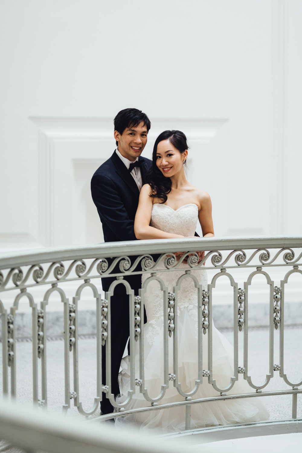 vancouver art gallery wedding photography bride groom portraits