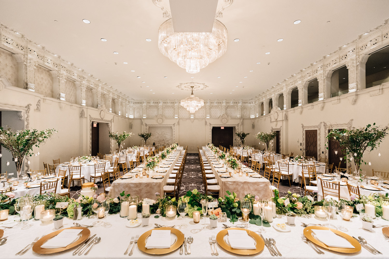 rosewood hotel georgia spanish ballroom wedding reception photography vancouver